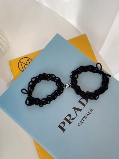 Cute Elastic rope Weave dual bracelet/ Hair Rope /Multi-Color Optional