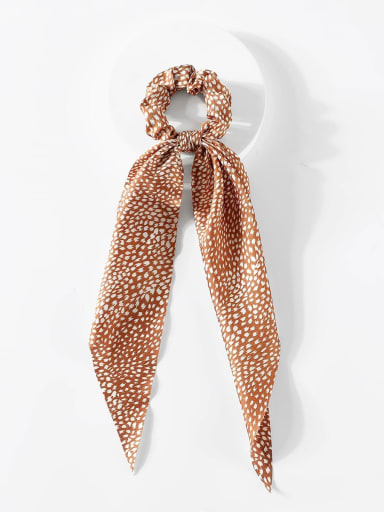 Vintage Fabric Leopard-print dense polka-dot satin Hair Barrette/Multi-Color Optional