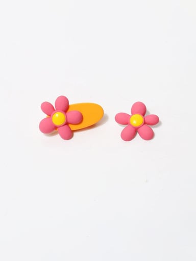 custom Plastic Cute Flower Hair Pin