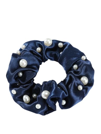 Trend Satin silk pearl hair tie Hair Barrette/Multi-Color Optional