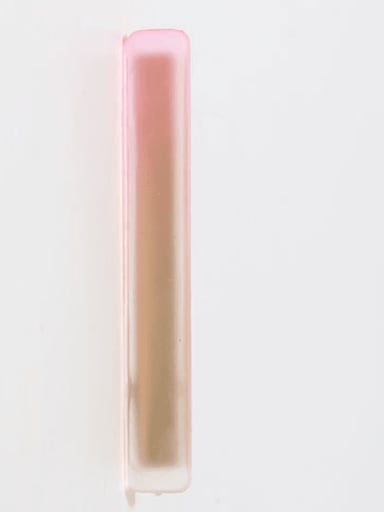 Pink gradient semi transparent 8x65mm Cute Gradient translucent  Hair Barrette