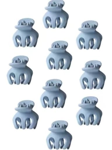 10 blue trumpets Acrylic Cute Simple and cute bangs clip frosted Jaw Hair Claw