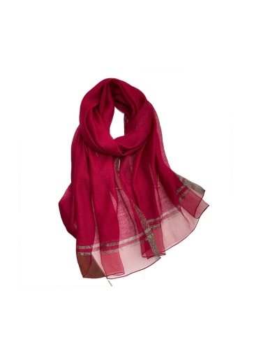 Women Fall blended solid color all-match 200*70cm Solid Scarves