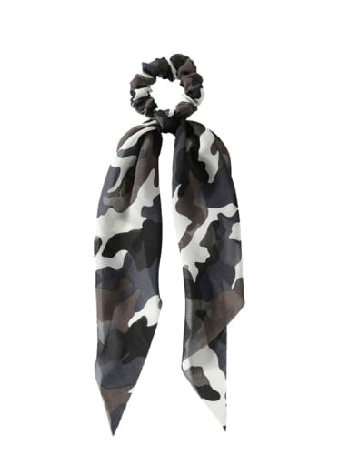 custom Trend  Silk camouflage long streamer Hair Barrette/Multi-Color Optional