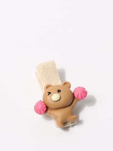 Little bear Plastic Cute Animal Hair Barrette
