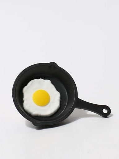 Poached egg pan 40x60mm Plastic Cute  and funny frying panHair Barrette