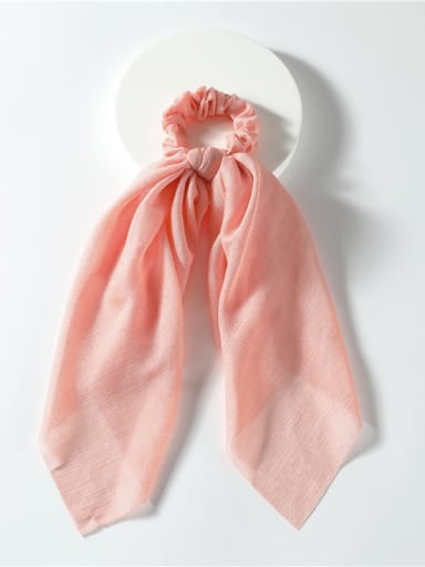 Minimalist Yarn Gold silk tulle ribbon square scarf Hair Barrette/Multi-Color Optional