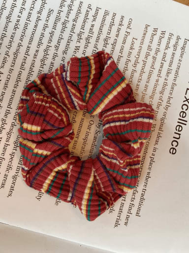 Vintage Knit pinstripes Hair Barrette/Multi-Color Optional