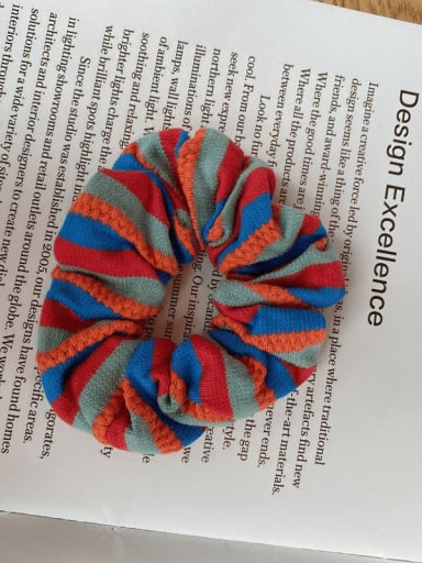 Vintage Knit pinstripes Hair Barrette/Multi-Color Optional