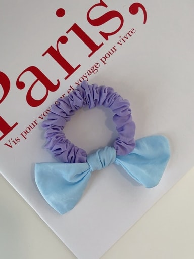Cute fabric folds color matching bow Hair Barrette/Multi-Color Optional