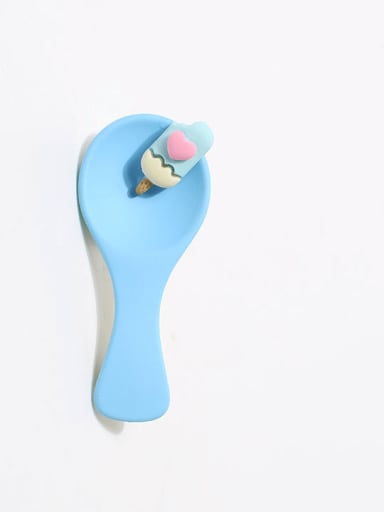 Ice cream spoon hairpin 26x64mm Plastic Cute cartoon cute funny character spoon Hair Barrette
