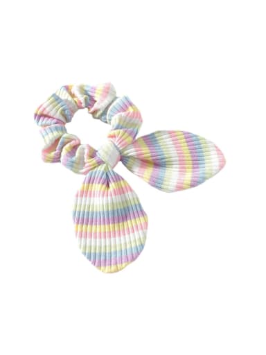 Cute knitting Rabbit Ear Hairband Stripes Hair Barrette/Multi-Color Optional