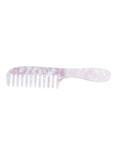 lilac colour Cellulose Acetate Minimalist Multi Color Hair Comb