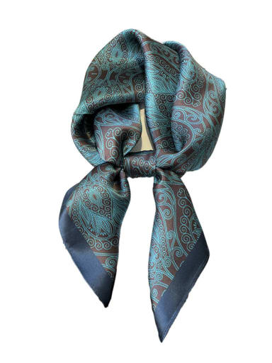 custom 100% silk new floral temperament retro 68*68cm square scarf