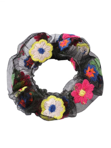Cute Yarn Embroidered Daisy Small Flowers Hair Barrette/Multi-Color Optional