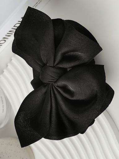 Satin Vintage Bowknot Alloy Jaw Hair Claw