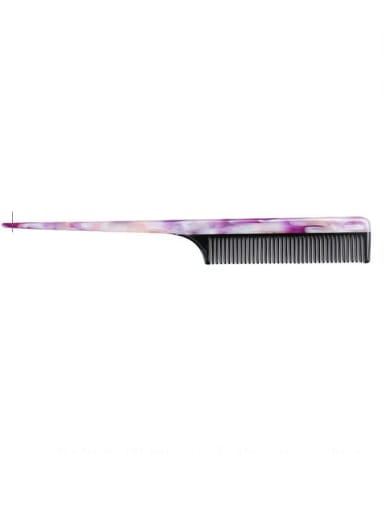 Broken flower purple Cellulose Acetate Minimalist Geometric Multi Color Hair Comb