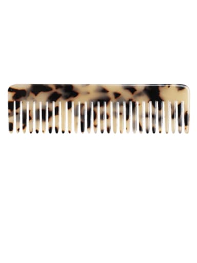 Shallow hawksbill Cellulose Acetate Minimalist Multi Color Hair Comb