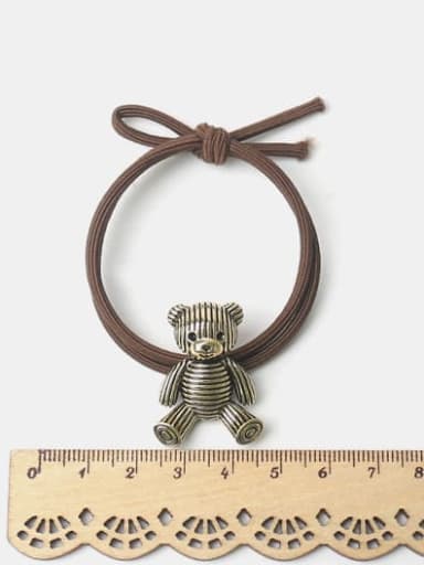 custom Alloy Little Bear Hair Rope