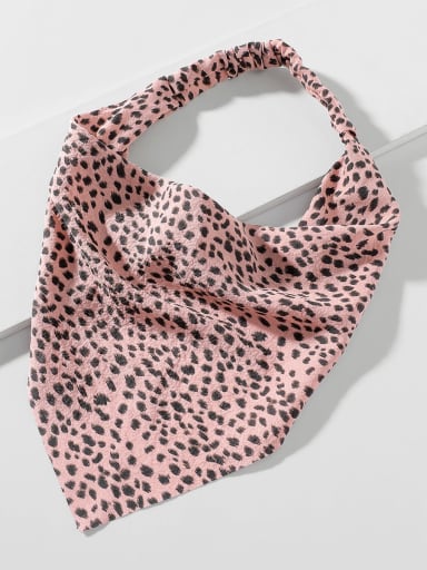 R242PK Vintage Fabric Animal print all-match retro leopard print headscarf Hair Barrette/Multi-Color Optional