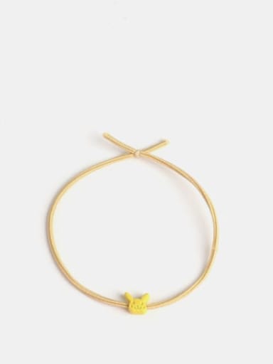 Yellow Pikachu Cute Hair Rope