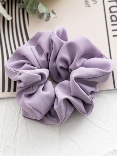 purple Fabric Geometric Hair Headband