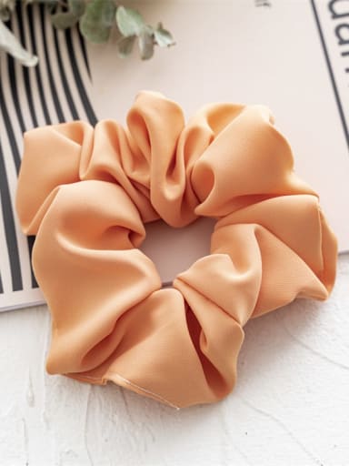 orange Fabric Geometric Hair Headband