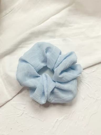 baby Vintage Linen solid color folds Hair Barrette/Multi-Color Optional