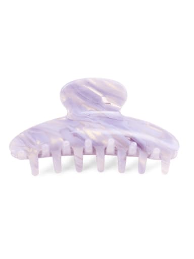 lilac colour Cellulose Acetate Minimalist Geometric Multi Color Jaw Hair Claw