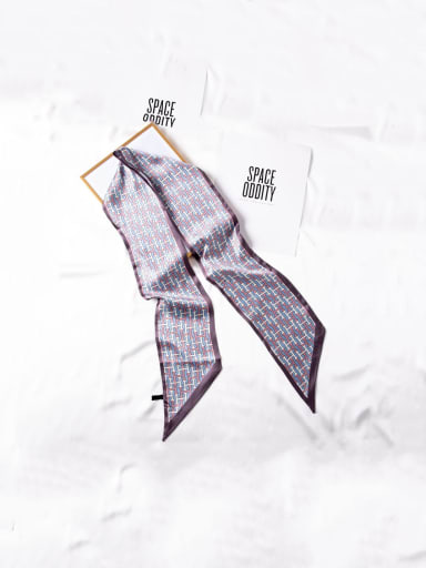 custom Women Spring Polyester Letter 150*14cm Scarves/Multi-Color Optional