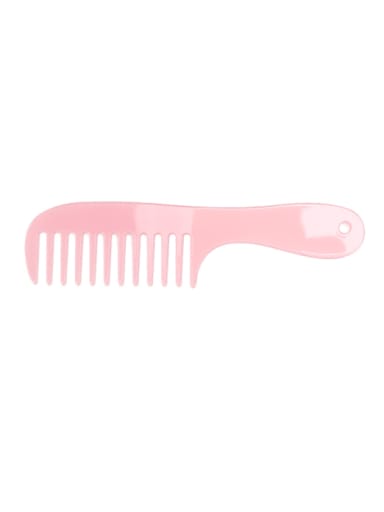 Pink Cellulose Acetate Minimalist Multi Color Hair Comb
