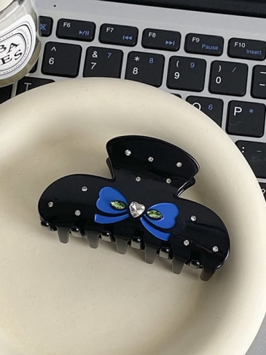 Black (buckle) Cellulose Acetate Trend Butterfly Alloy Jaw Hair Claw