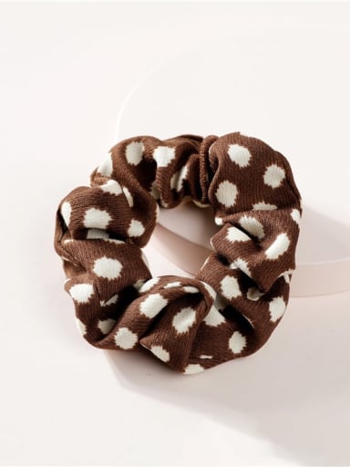 Vintage knitting Simple polka dot large intestine hair tie Hair Barrette/Multi-Color Optional