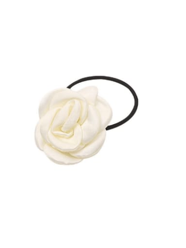 Minimalist Rayon Camellia Flower Hair Rope
