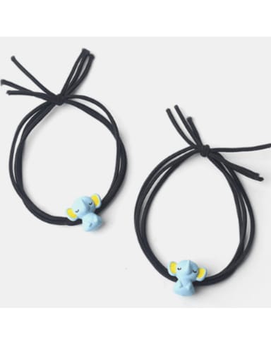 custom Cute cartoon Blue Elephant Hair Rope