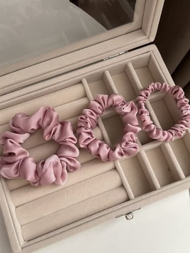 Vintage High elastic solid color small intestine ring Hair Barrette