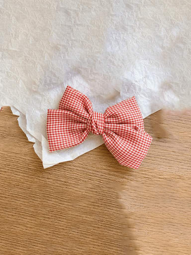 Canvas Trend Bowknot Zinc Alloy Hair Barrette