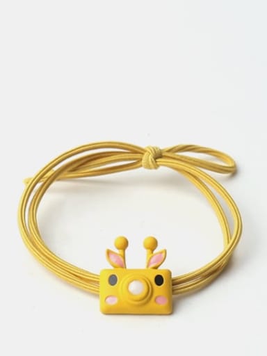 Yellow deer bubble machine Cute cartoon animal hair rope
