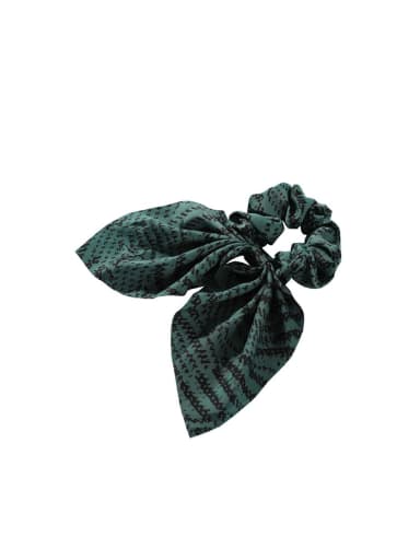 custom Vintage Fabric Tie green birthday Korean hand-woven Hair Barrette/Multi-Color Optional