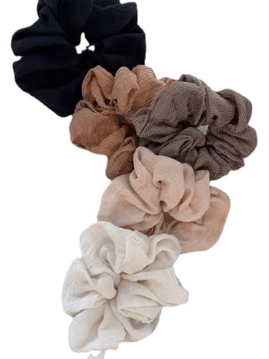 custom Vintage  Cotton folds Hair Barrette/Multi-Color Optional