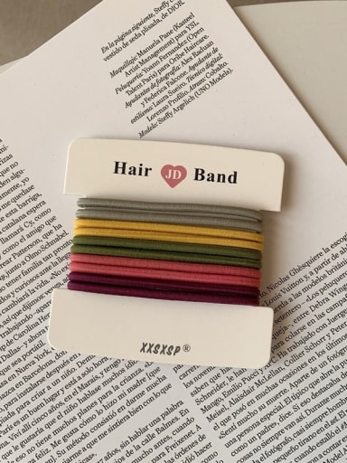 B color Minimalist velvet Elastic rope Hair Rope/Multi-Color Optional
