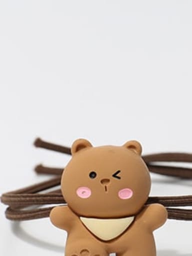 Elastic rope Cute Bear Hair Rope