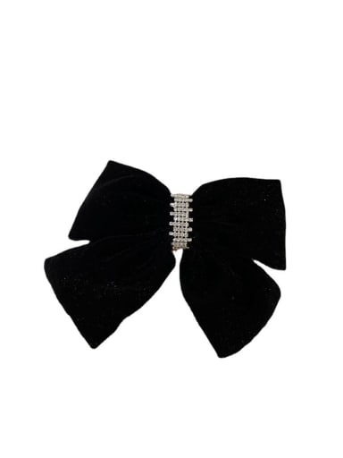 Vintage velvet diamond bow Jaw Hair Claweair /Multi-Color Optional