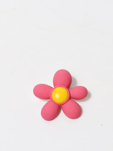 Rose flower single clip Plastic Cute Flower Hair Pin