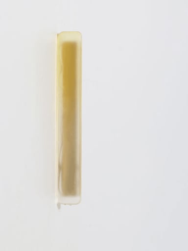 Yellow gradient semi transparent 8x65mm Cute Gradient translucent  Hair Barrette