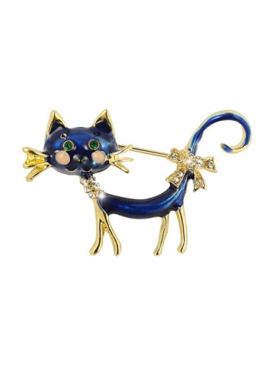 custom Alloy Enamel Cat Trend Brooch