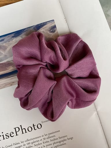 purple Minimalist  Fabric Hair Barrette
