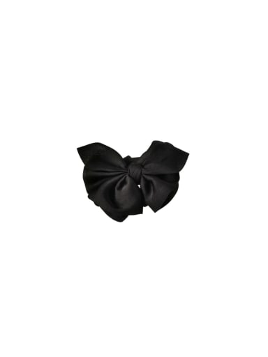 Satin Vintage Bowknot Alloy Jaw Hair Claw
