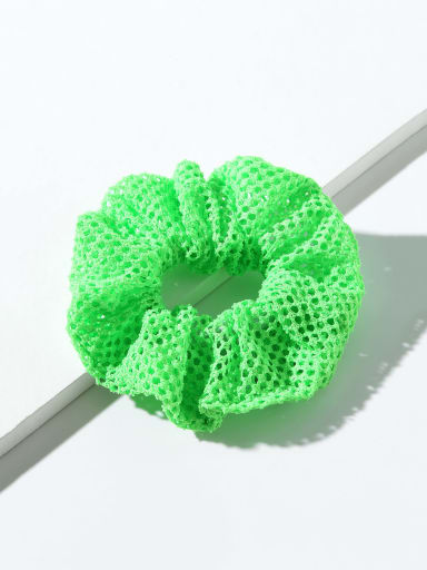 custom Trend net Fluorescent Green Sports Wind Mesh Hair Ring Hair Barrette/Multi-Color Optional