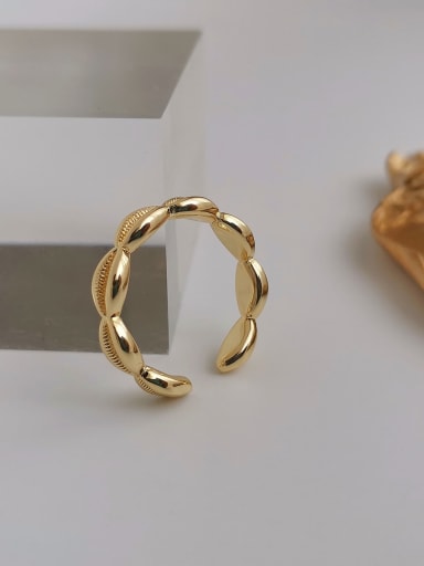 Copper Alloy Flower Minimalist Fashion Ring